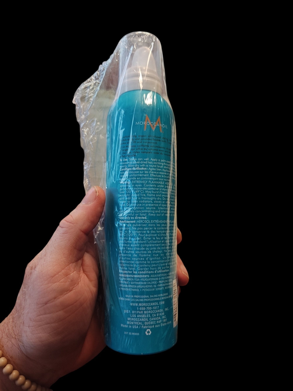 Moroccanoil Volumizing Mousse - Turquoise - Picture 3 of 3